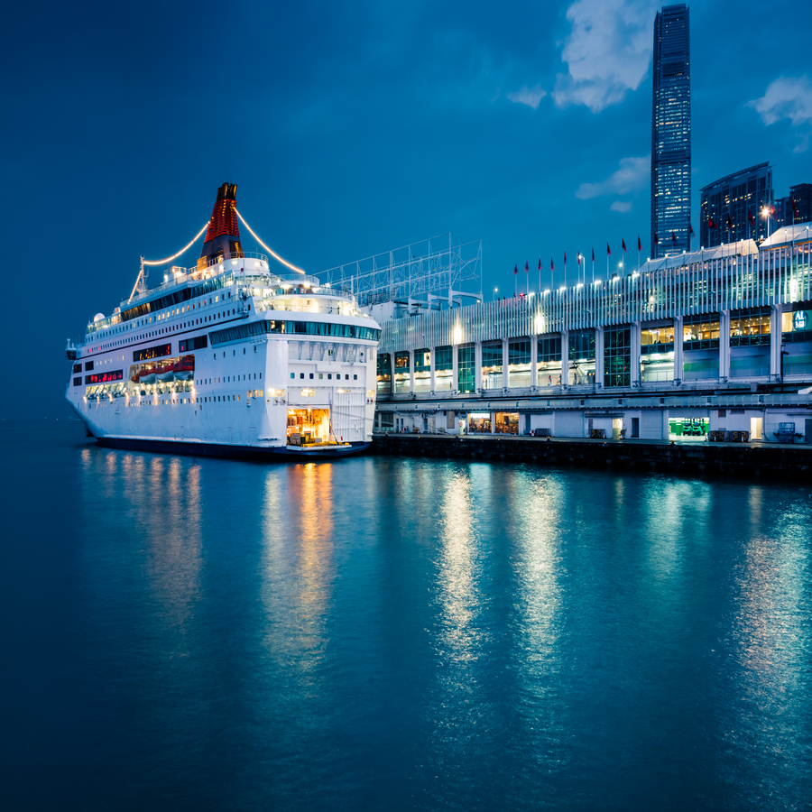 Cruceros urban skyline and modern buildings,cityscape of China.